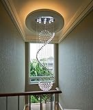 LED Modern Fandelier White Chandelier Crystal