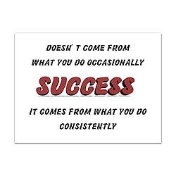Success Motivational Canvas Wall Art Inspirational