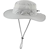 Home Prefer UPF 50+ Men's Sun Hat Wide Brim Bucket Hat UV Protection Hat for Mens Womens Beach Safari Gardening Golf Fishing