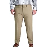 Haggar Mens Premium Comfort Dress Pant-Straight Fit Flat Front (Regular and Big & Tall Sizes)