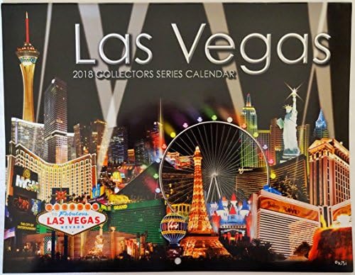 2018 Las Vegas Calendar - Collectors Series (13 Months - Jan 2018 to Jan 2019)