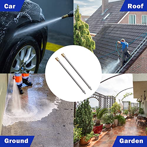 Xiny Tool Pressure Washer Extension Wand, 17 Inch Stainless Steel with