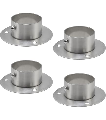 Adjustable Stainless Steel Post Anchor Bracket – Round Post Base For Railing, Pergola & Deck Supports (Fits 25-200mm Diameter, Height 50mm)