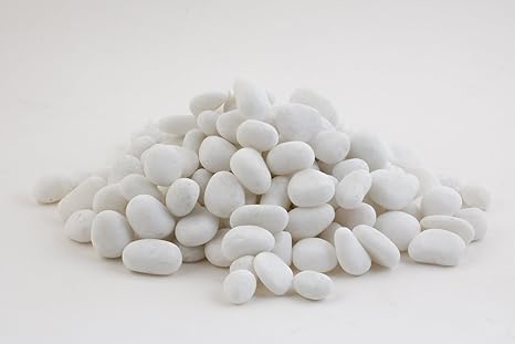 Pebbles Stones Forever Snow White Decorative Garden And