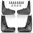 YHTAUTO Mud Flaps Splash Guards Fits Suzuki Grand Vitara 2006-2015 Sport Utility (Not Fit with Side Running Board), Mudguards Mudflaps Accessories for Cars with Hardware Kit, Front & Rear 4Pcs Set