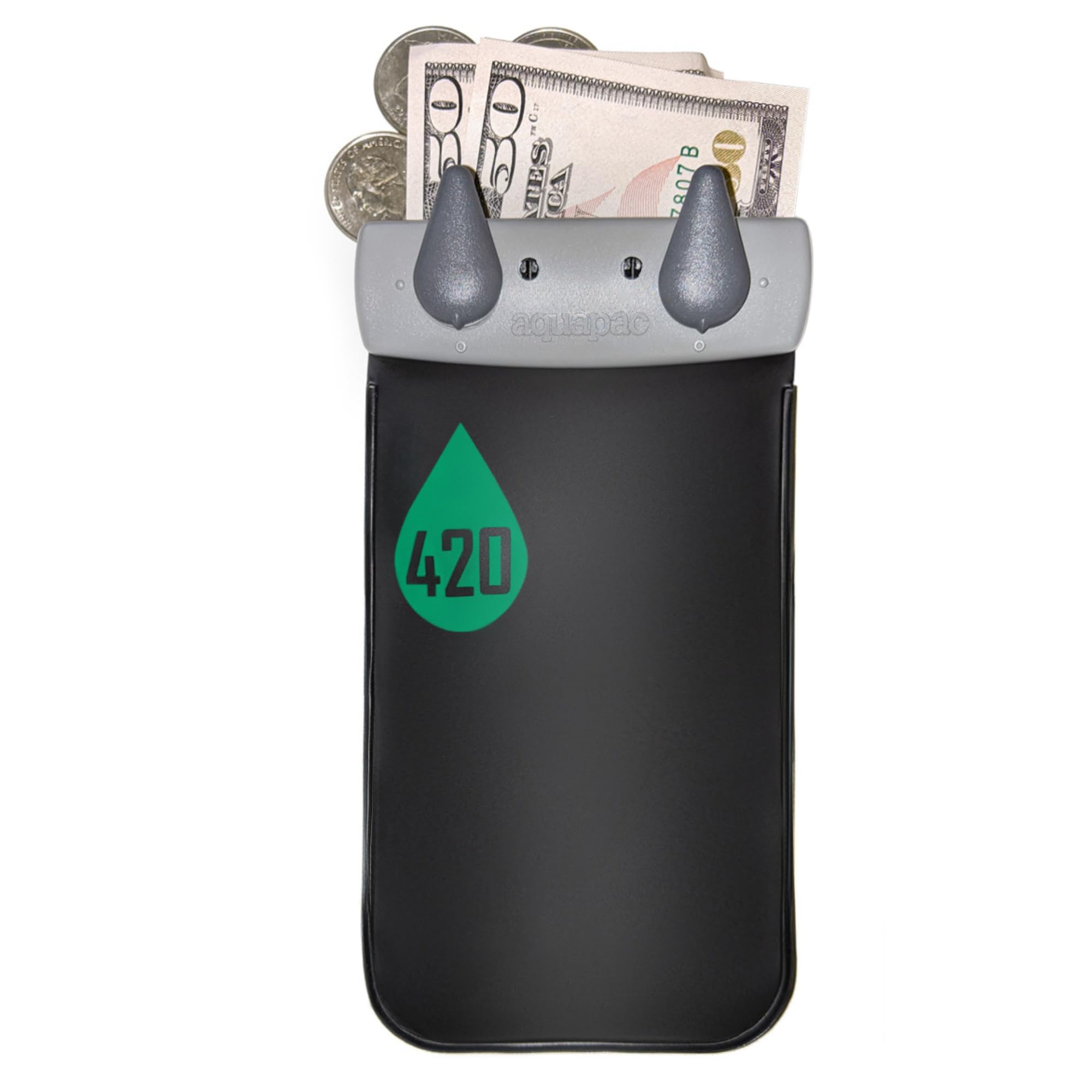 Aquapac Waterproof Stash Pouch, Made in the UK, Carry Cord, Travel Essential, 5 Year Warranty, Eco Friendly, Watersports, Hiking, Mountain Biking, Running Accessory