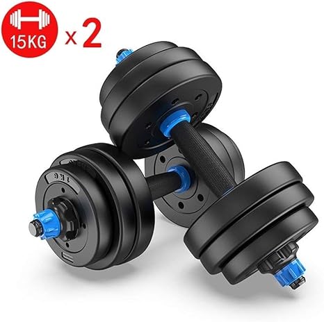 Mancuernas Fitness y ejercicio Mancuernas Par de plástico ...