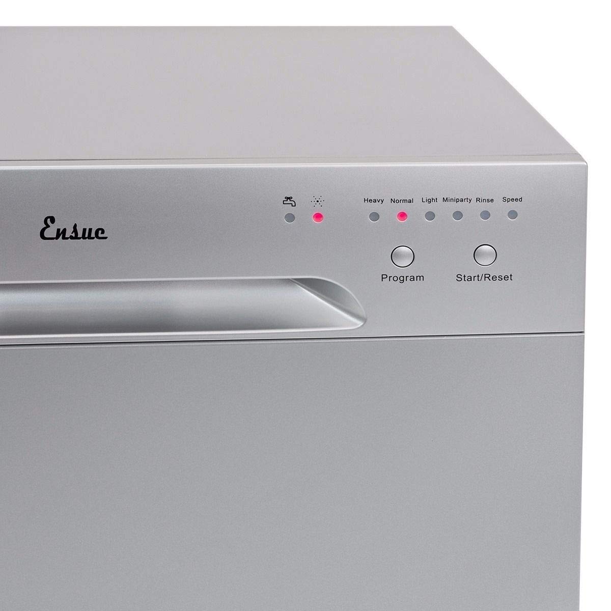 Ensue Countertop Dishwasher Portable Compact Dishwashing Machine Silver
