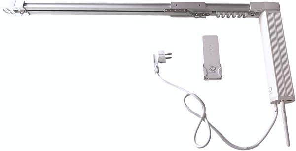 ABALON Riel Motorizado para Cortinas de 1 a 6 m Motor WiFi Compatible con Alexa Google Home y App Smart Home con Mando a Distancia Aluminio Riel Elctrico Cortinas Automticas Motorizadas
