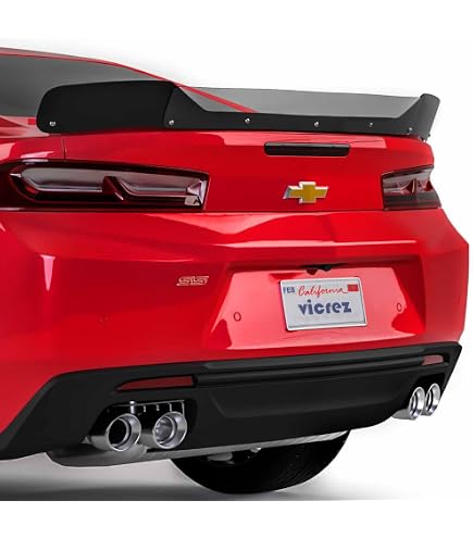 thumbnail image 2 of Satin Black Decklid Gurney Flap / Wickerbill For 2010-2013 Camaro ZL1 Wing - 2pc Kit, Hardware Included 2 of 6