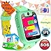 Kid Smart Watch GPS Tracker Wrist Phone Game Watch for Kids Child Boys Girls SOS anti-lost Alarm Remote Monitor with SIM Card Compatible for iOS Android Touch Screen Birthday Gifts (Green)
