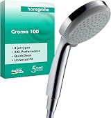 Hansgrohe Croma 100 Vario Shower Head Handheld Chrome 4 Sprays 100mm