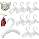 SEEBRIDER Bag Hanger for Closet, Purse Holder White Backpack Hanger Hook for Organizer Storage Purses Tote Bag Backpacks Handbags(10 Pack)