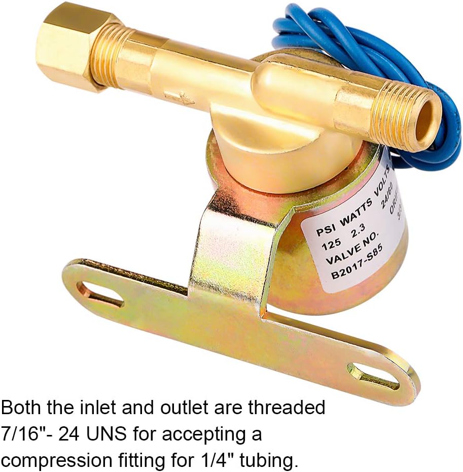 Humidifier Water Solenoid Valve 4040 24V Compatible with Aprilaire Valve-Replaces B2015-S85 B2017-S85 220 224 400 400A 400M 440 500 500A 500M 550 550A 558 560 560A 600 600A 600M 700 700A 700M 760 768: Home & Kitchen