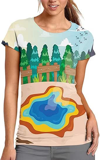 Amazon.com: Women's T Shirts,Cartoon Design Image of Grand