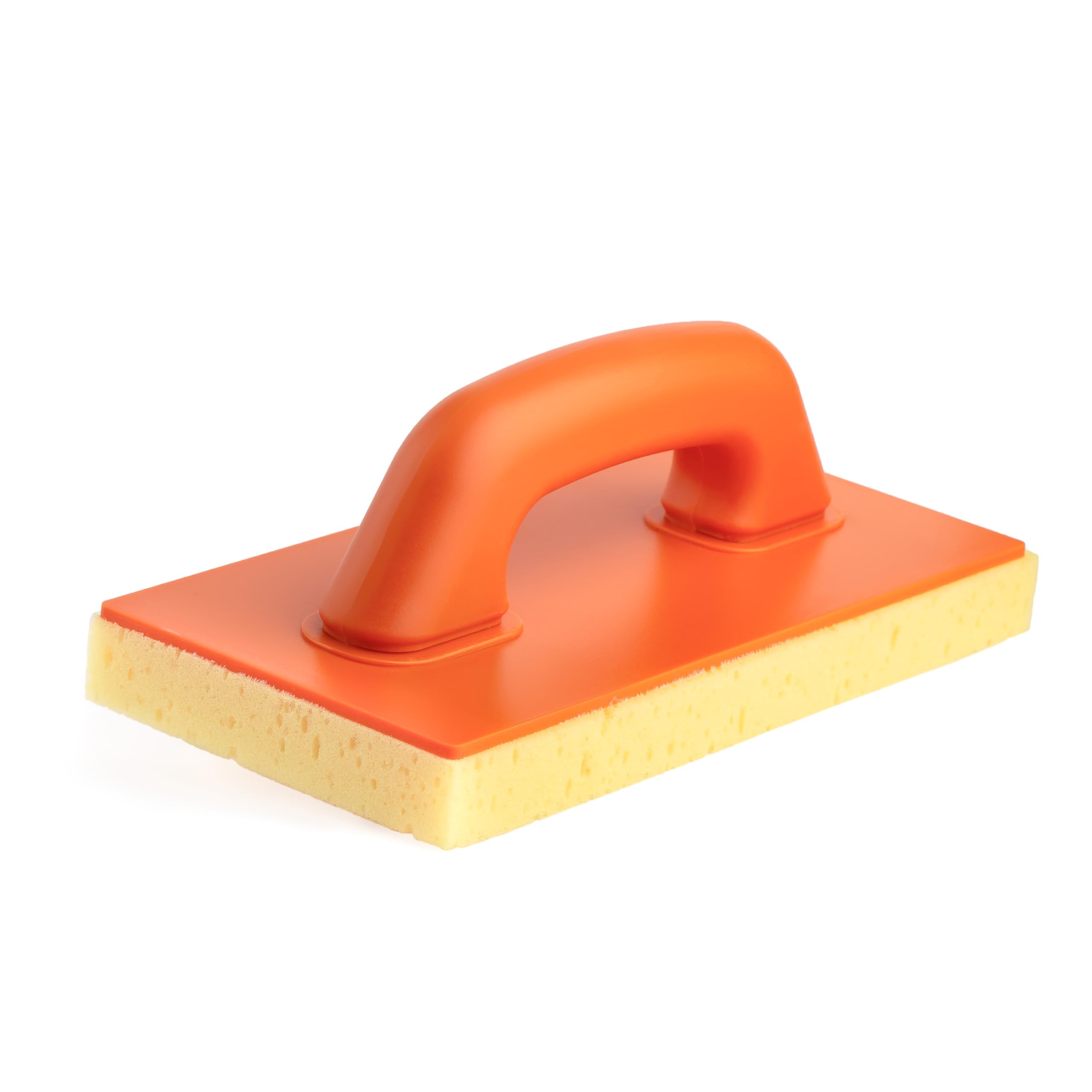 MIVOS Tile Wash Board with 25 mm Sponge Pad - 270 x 130 mm - PU Grating Board with Hydro Sponge Coating - Grout Sponge - Grouting Board with Tile Sponge - Made in EU