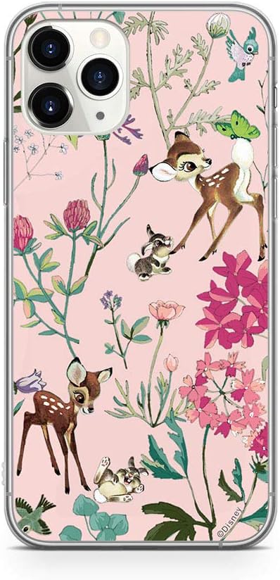 Original Disney Bambi TPU Case for iPhone 11 Pro MAX, Liquid Silicone Cover, Flexible and Slim, Protective for Screen, Shockproof and Anti-Scratch Phone Case