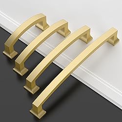 Coinkoly 10 Pack 4'' (102mm) Gold Kitchen Cabinet