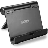Anker Multi-Angle Aluminum Stand for Tablets, e-readers and Smartphones, Compatible with iPhone, iPad, Samsung Galaxy / Tab, Google Nexus, HTC, LG, Nokia Lumia, OnePlus and More- (Black)