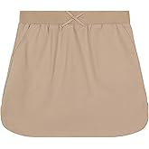 Izod Girls School Uniform Pull-on Scooter Skirt with Undershorts, Knit Waistband & Functional Pockets, Wrinkle Resistant