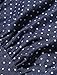 Allegra K Women's Printed Overall Adjustable Straps Suspender Mini Chambray Pinafore Dress Small Dark Blue-Dots