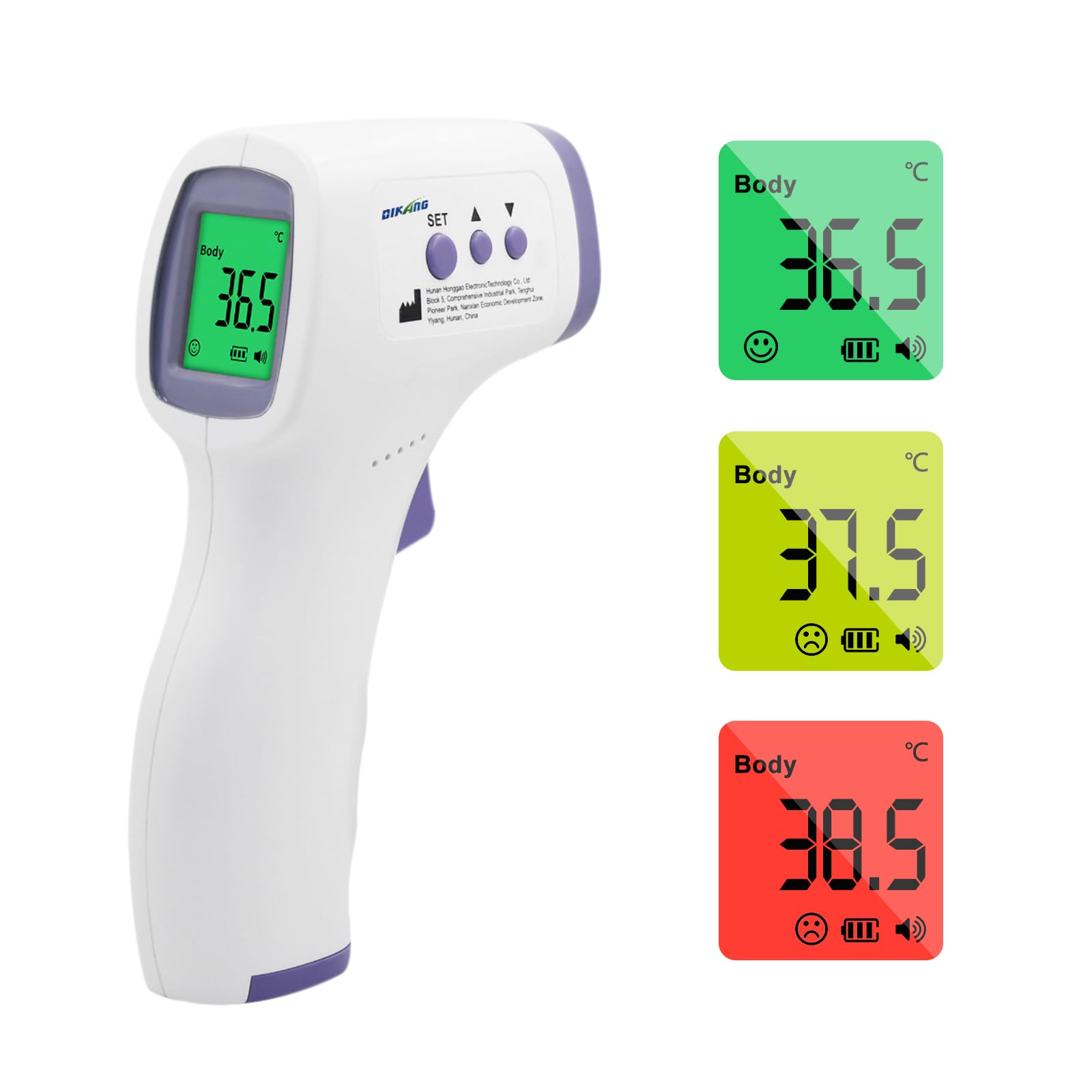 No Touch Forehead Thermometer for Adults and Kids Infrared Digital Thermometer Touchless Baby Thermometer Accurate Fast Readings for Home Use Family Healthcare Temperature Measurement
