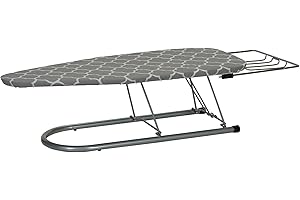 Household Essentials Tabletop Ironing Board with Iron Rest and Door Hanger | Compact Folding Ironing Station for Dorm Rooms, Apartments, and Small Spaces | 36.5"x12"