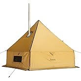 FIREHIKING Yurt Tent 7.2ft Large Camping Hot Tent with Stove Jack Outdoor Wall Tent