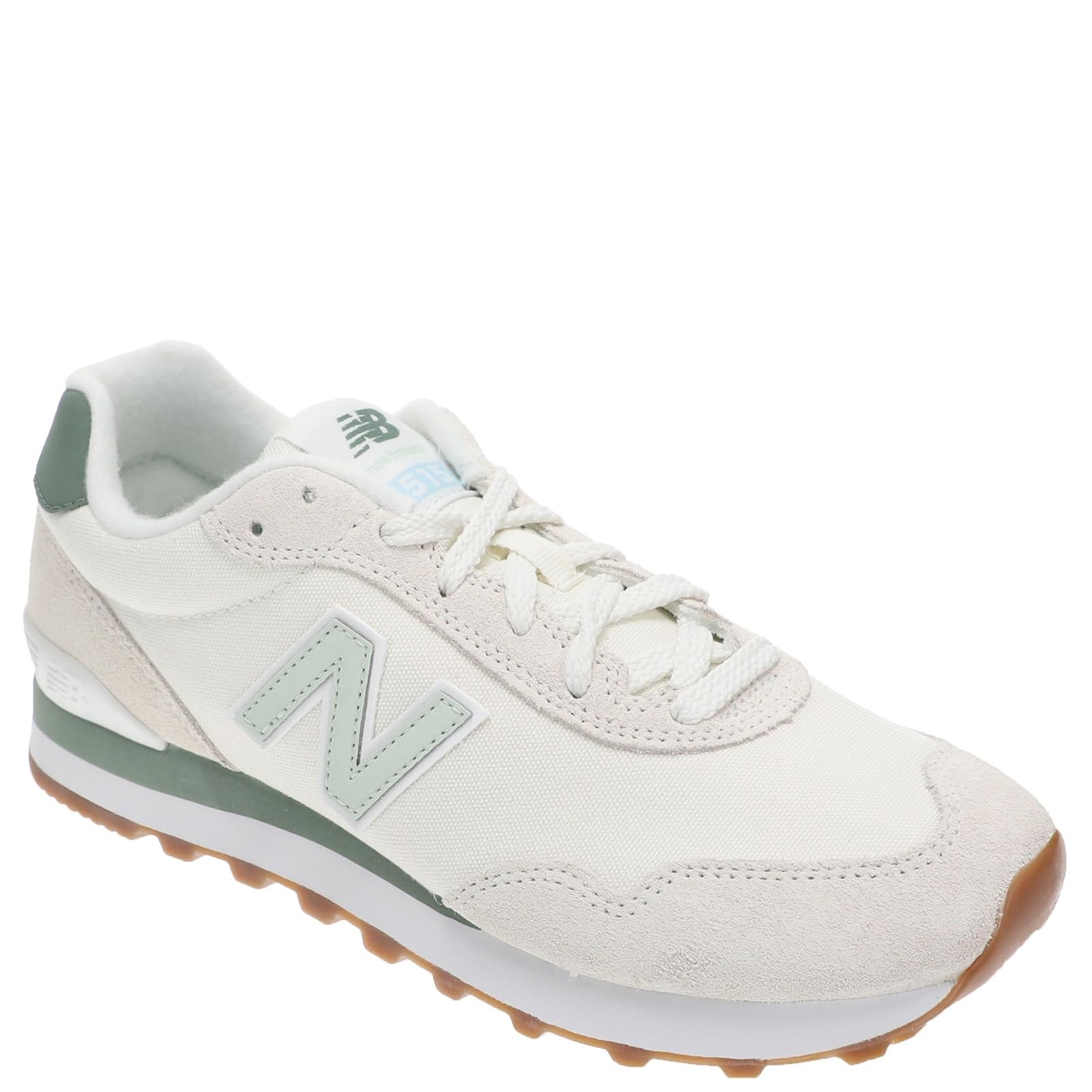 New Balance Women's 515 V3 Sneaker, Sea Salt/Clay Ash/Dark Juniper, 12 M Image