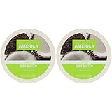 Beauty America Intense Moisturizing Body Butter With Coconut Oil, 2 pack