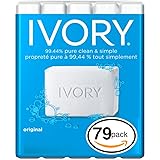 (PACK OF 79 BARS) Ivory ORIGINAL SCENT Bar Soap for