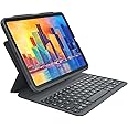ZAGG Pro Keys Detachable Case and Wireless Keyboard for iPad Air 11" (M3)/ Air 10.9" (Gen 4, Gen 5), iPad Air 11" (M2) - Bluetooth Pairing, Backlit Laptop-Style Keys, Apple Pencil Holder, Black