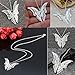 Usstore Women Pendant Lovely Silver Butterfly Pendant Chain Necklace Alloy Jewelry Gift