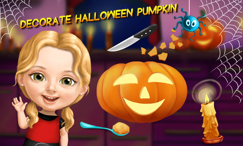 Sweet Baby Girl Halloween Fun Spooky Makeover &amp; Dress Up