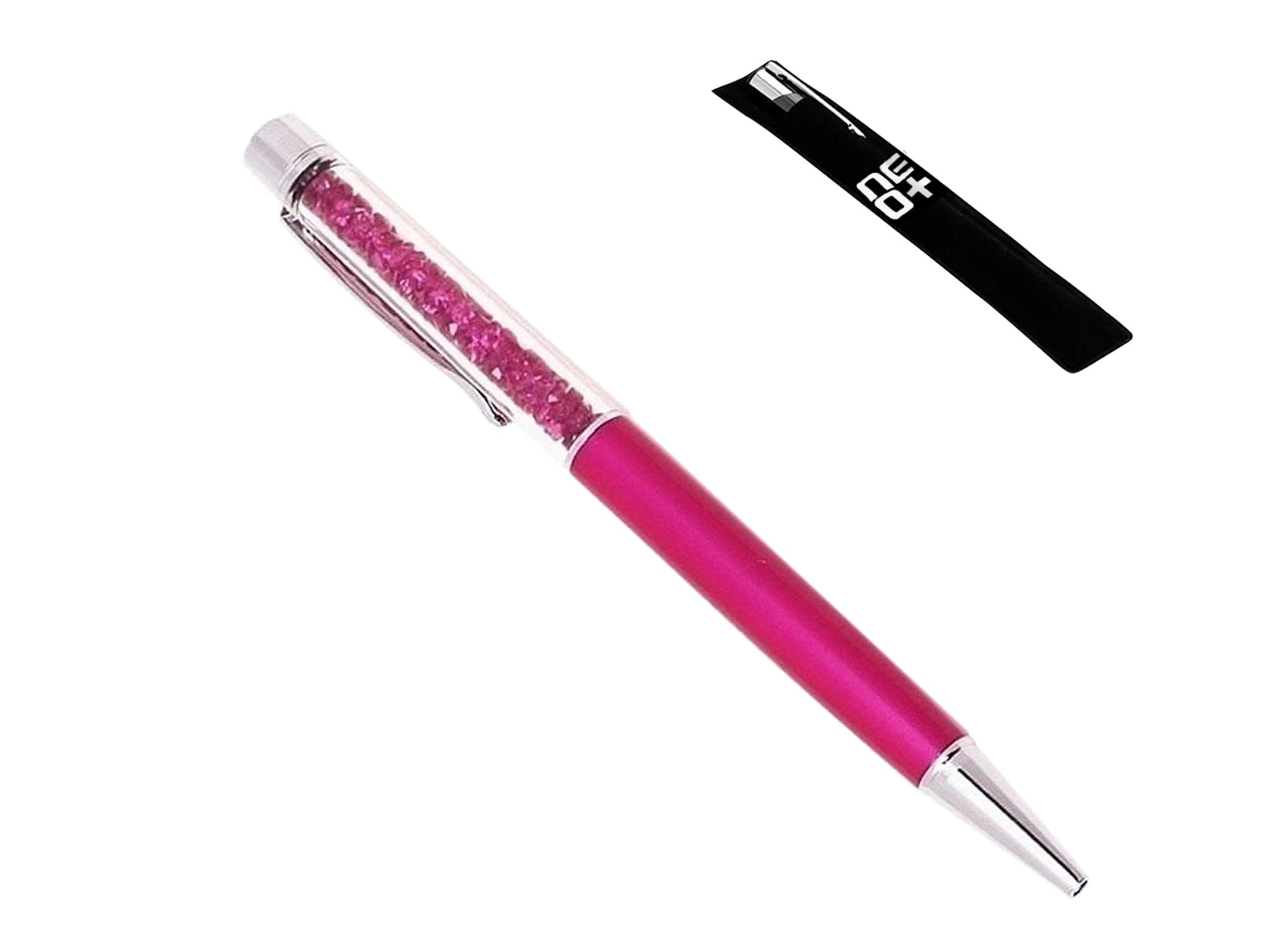 NEO+ Quality Ballpoint Pen with Crystals - REFILL AND PEN POUCH INCLUDED - I AM UK SELLER (FUCHSIA) — image 1