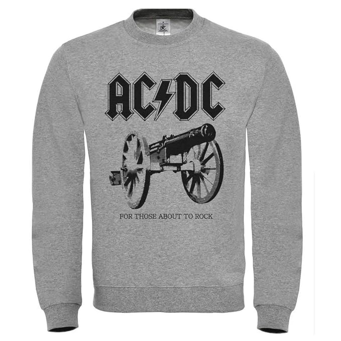 felpa hard rock grigia