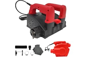 INTBUYING Electric Wall Planer, Putty Dust-free Concrete Wall Renovation Shovel Gray Machine, Concrete Planer Wall Scraper Pl