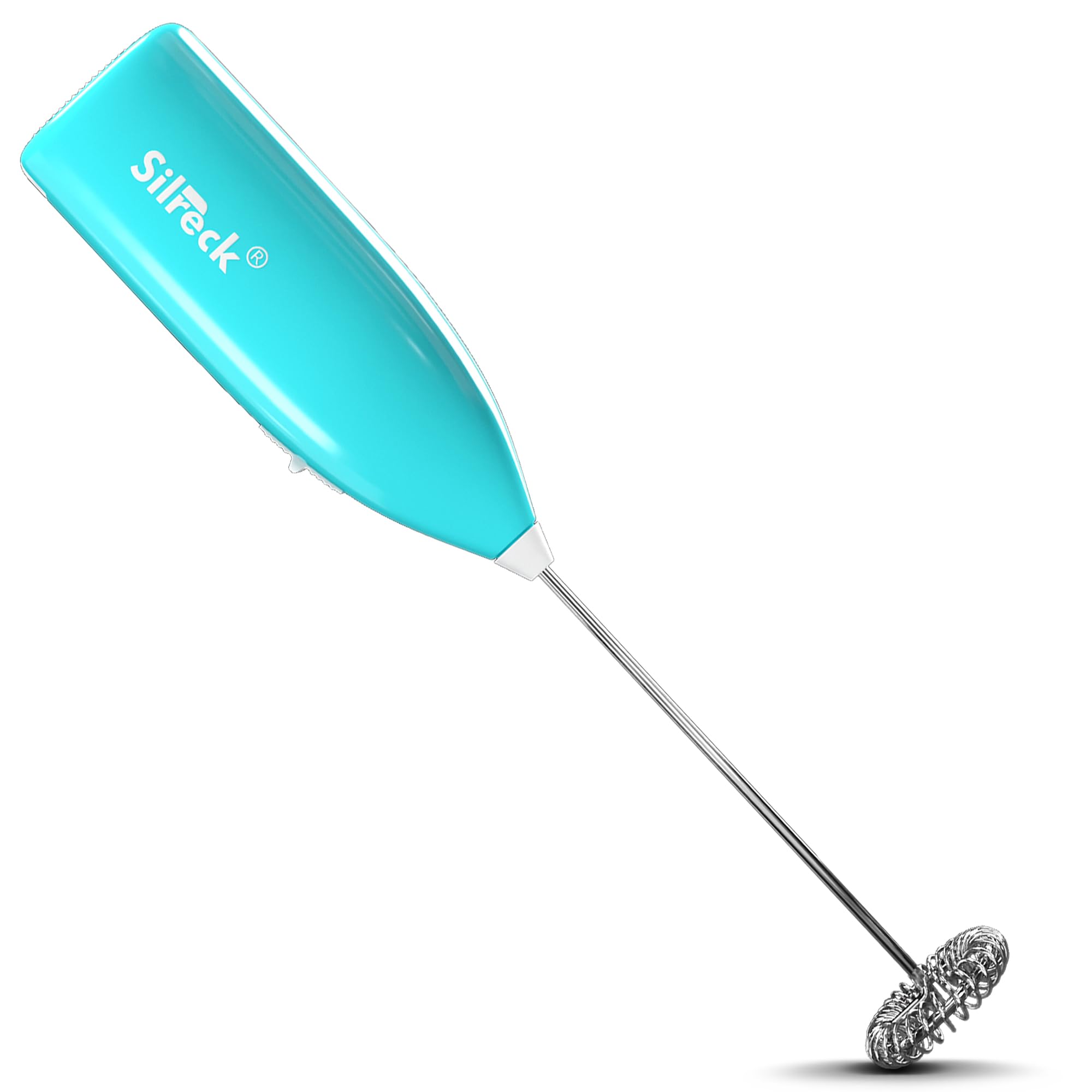 Handheld Milk Frother Coffee and Cappuccino Mixer, Automatic Milk Foam Maker, Electric Milk Frother Egg & Milkshake Whisk (Blue)