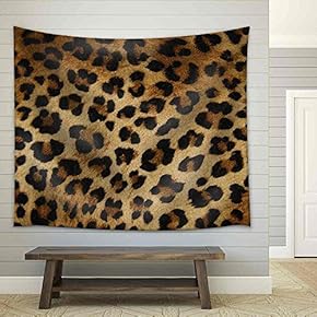 Background Cloth as a Tiger - Fabric Wall Tapestry Home Decor - 51x60 inches