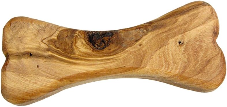 Olive Wood Bone M, Reduced Plaque, Antibacterial, Hand Refined With Olive Wood Oil,Toy For Dogs