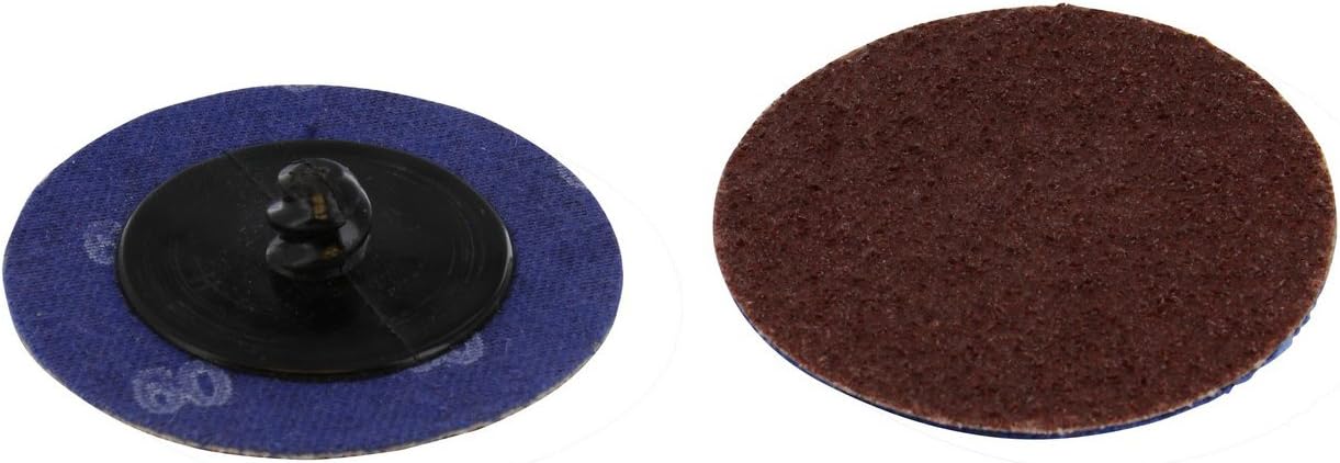 ABN Aluminum Oxide Roloc Abrasive Sanding Discs 50-Pack, 2in, 60 Grit – Metal Wheels for Surface Prep and Finishing: Automotive