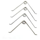 4 pcs shears Stainless Steel Small Torsion Spring V-Shape Compression Spring for Tools Maintenance,Pruners, Trimming Scissors