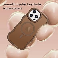 Pepmune for iPhone 15 Pro Case, Curly Wavy Frame
