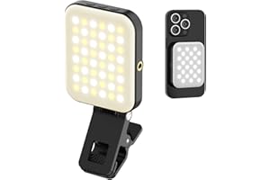 Sensyne Magnetic Selfie Light, LED Fill Light Compatible with Magsafe, iPhone, Android, iPad, Laptop, for Selfies/Photography/TikTok/Zoom Calls/Video Conference