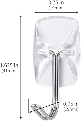 JELLYSUB 15 Hooks 30 Strips Clear Small Wire Toggle Hooks Value Pack view 2