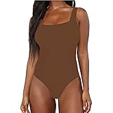 BelleLovin Women's Scoop Neck Bodysuits Sleeveless Tank Top Jumpsuits