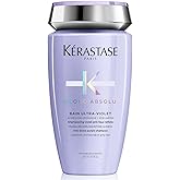 KERASTASE Blond Absolu Bain Ultra-Violet Shampoo - Neutralizes Brassy Undertones, With Blue and Violet Pigments, Restores Shi