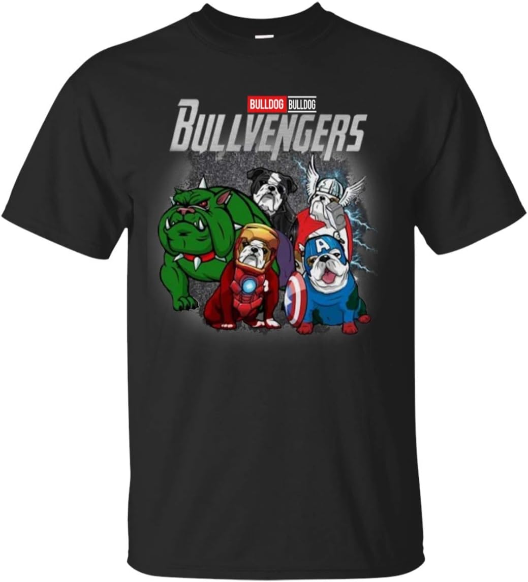 Custom Cosmos Funny Bulldog Lovers Bullvengers Dog T-Shirt