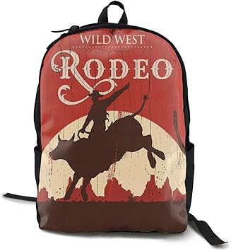 bull riding backpack
