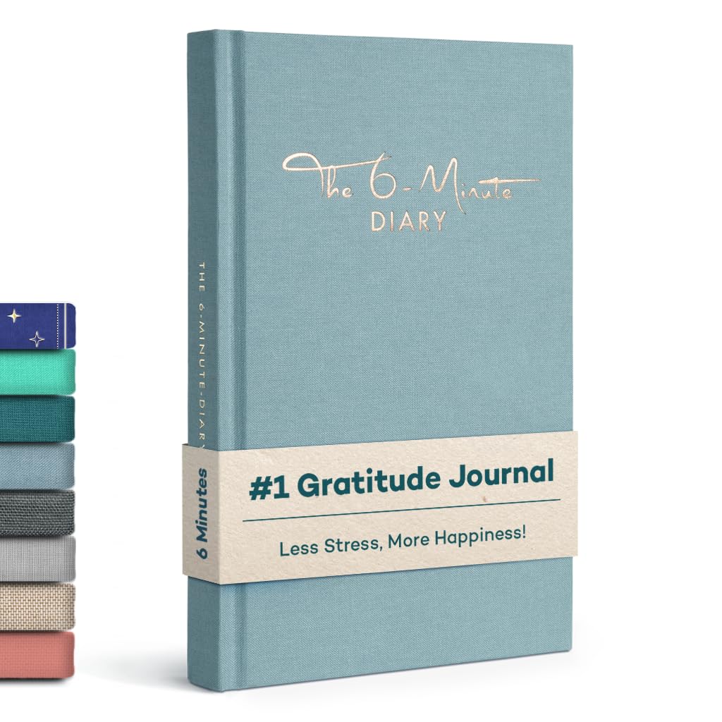 6-Minute Diary 3-Million-Copy Bestseller Gratitude Journal for Women & Men โ Guided Mental Health Journal Based on Positive Psychology โ Daily Manifestation Diary for Self-Care & Mindfulness โ image 1